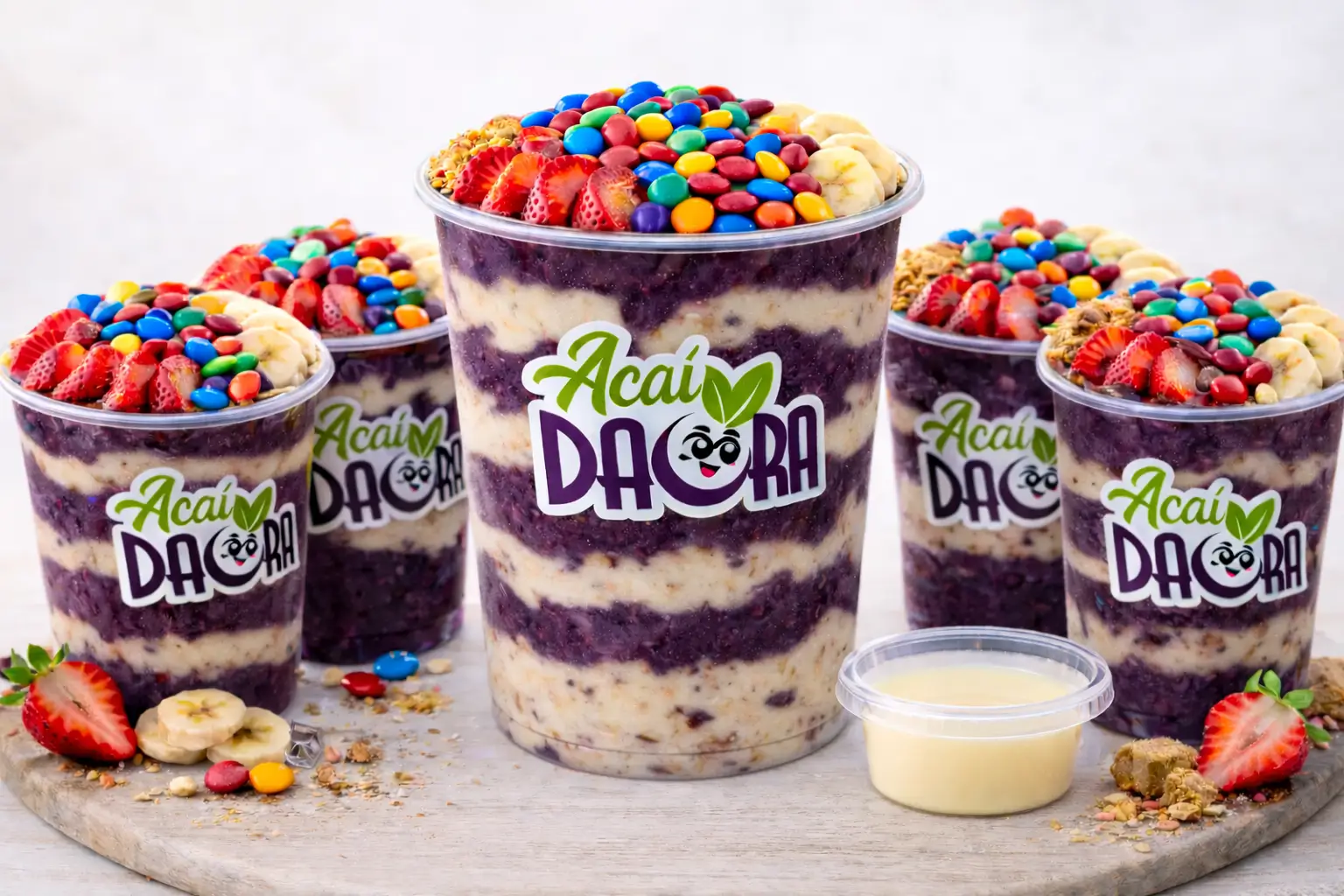 1L + 4 Açaís de 500ML