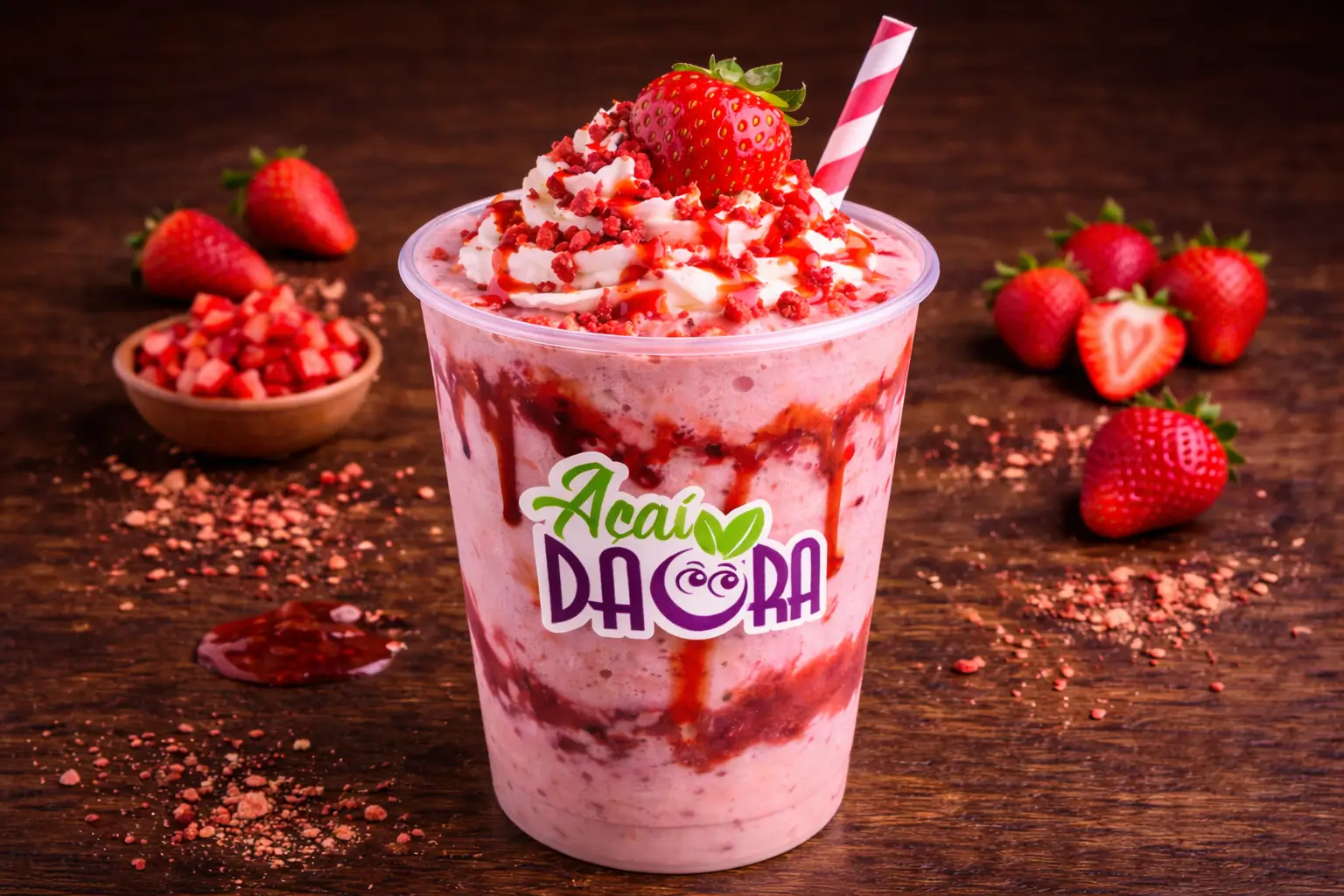 Milkshake Supremo Morango – 500ml